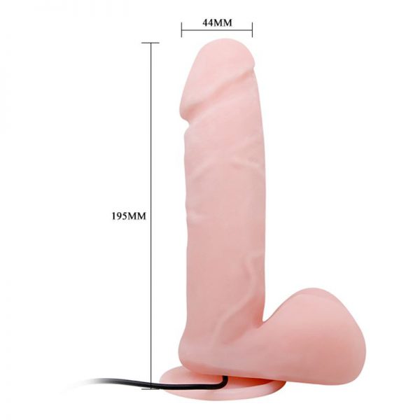 Vibrador Realistico Sopapa Testiculo 19,5Cm X 4,5Cm - Imagen 5