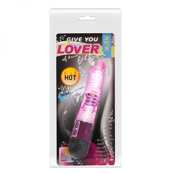Silicona transparente vibrador