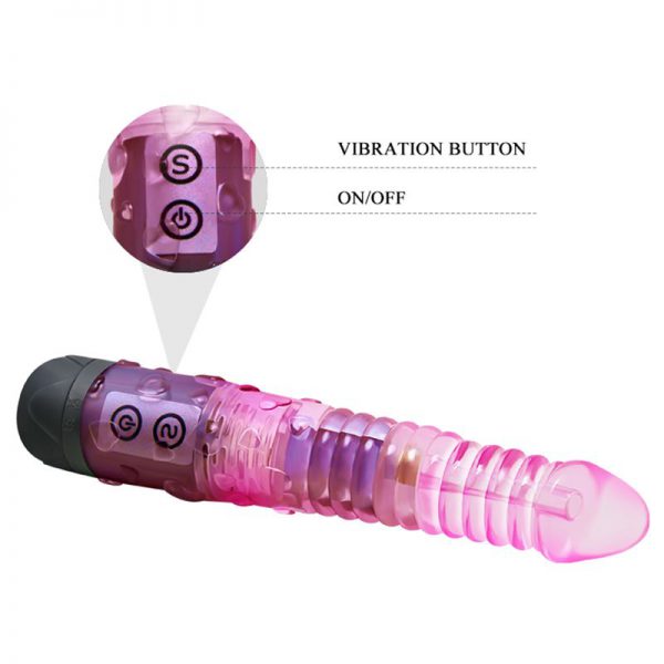 Silicona transparente vibrador