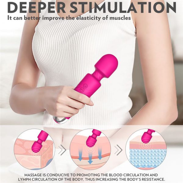 HERO MASAJEADOR VIBRADOR MULTIFUNCIONAL RECARGABLE USB - Imagen 4
