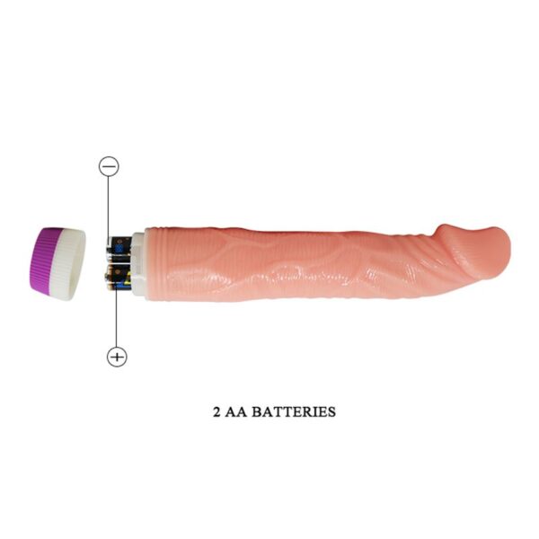 PENE VIBRADOR IMPORTADO 22cm x 4cm - Imagen 2